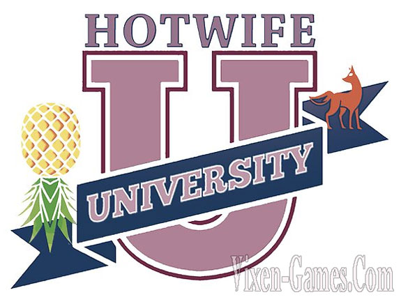 Hotwife University T-shirt design from Vixen Games