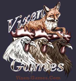 three cocks fox Vixen Games T-shirt for hotwife vixens