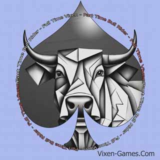 Vixen Hotwife Bull Rider T-shirt by Vixen Games