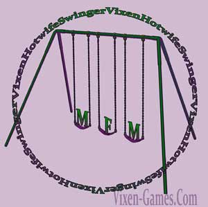 vixen hotwife swinger swingset T-shirt from Vixen Games