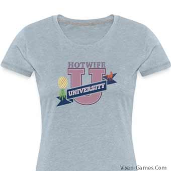hotwife university shirt from vixen games 