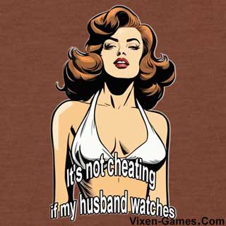 It's not cheating if my husband watches T-shirt design 