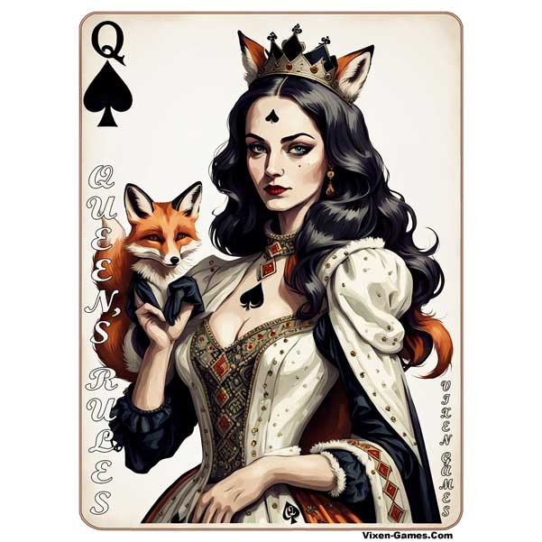 Vixen Hotwife QOS queen of spades card queen rules shirt design