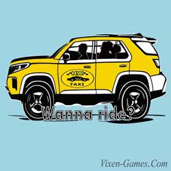 Hotwife taxi Service shirt design from Vixen Games because Stags often like driving their Vixens