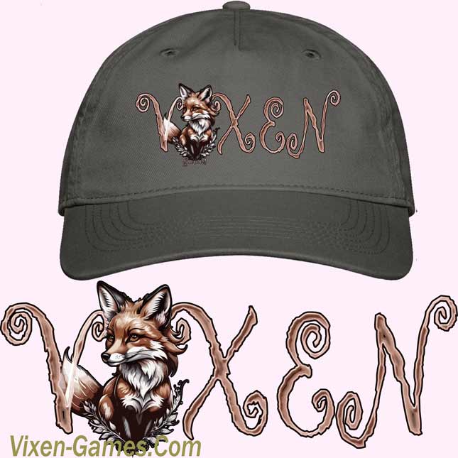 Vixen Hotwife subtle hat and shirt design from Vixen Games.