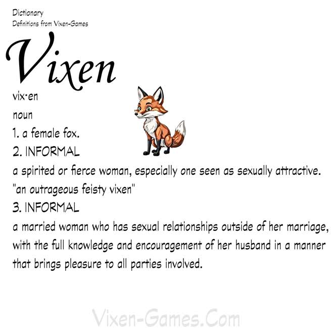 Vixen Definition in relation to Vixen wives shirt design 