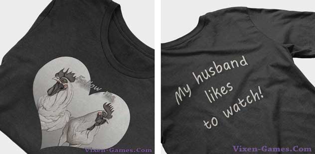 husband likes to watch hotwife shirts to start off the Vixen Games T-shirt Roundup from February 2024