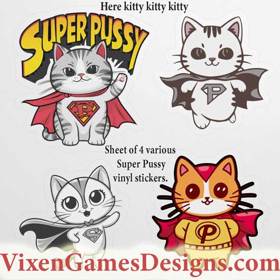 super pussy stickers