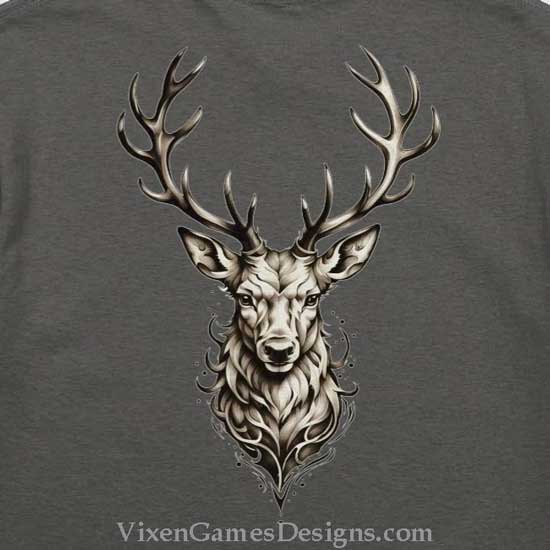 fierce stag t-shirt 